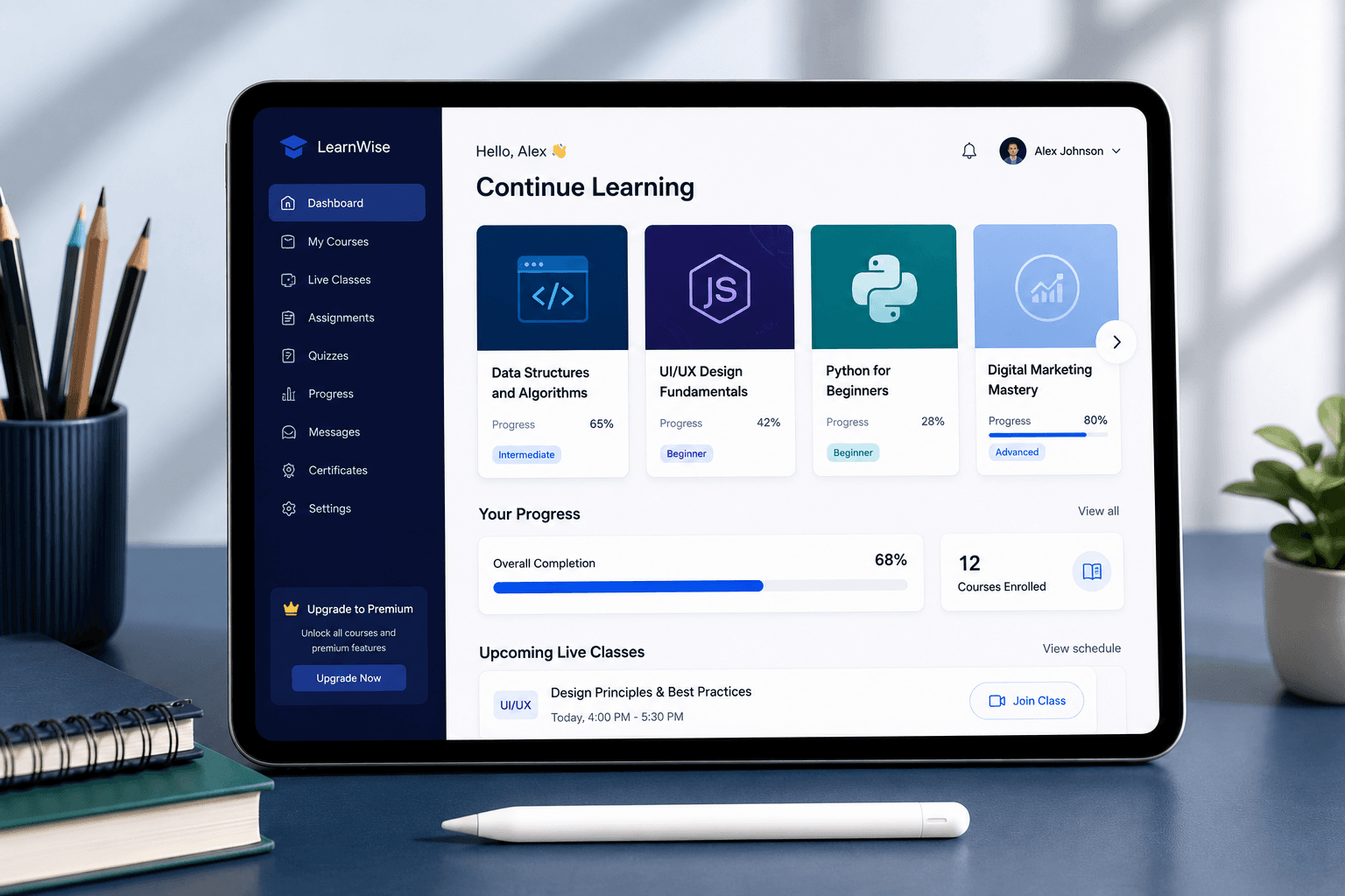 Adaptive Learning Platform for an Online Education Provider preview